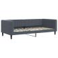 Preview: Tagesbett Dunkelgrau 100x200 cm Samt