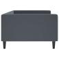 Preview: Tagesbett Dunkelgrau 100x200 cm Samt