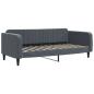 Preview: Tagesbett Dunkelgrau 100x200 cm Samt