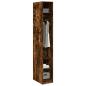 Preview: Kleiderschrank Räuchereiche 30x50x200 cm Holzwerkstoff