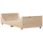 Preview: Massivholzbett ohne Matratze 100x200 cm Kiefernholz