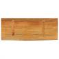 Preview: Tischplatte mit Baumkante 80x20x2,5 cm Massivholz Mango