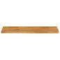 Preview: Tischplatte mit Baumkante 100x40x2,5 cm Massivholz Mango