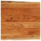 Preview: ARDEBO.de - Tischplatte 80x80x3,8 cm Rechteckig Massivholz Akazie Baumkante