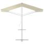 Preview: Freistehende Markise 500x300 cm Creme