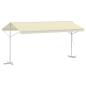 Preview: Freistehende Markise 500x300 cm Creme