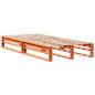 Preview: Massivholzbett ohne Matratze Wachsbraun 90x200 Kiefernholz