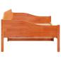 Preview: Massivholzbett ohne Matratze Wachsbraun 80x200 cm Kiefernholz