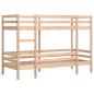 Preview: Etagenbett ohne Matratze 90x190 cm Massivholz Kiefer