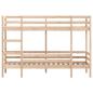 Preview: Etagenbett ohne Matratze 90x190 cm Massivholz Kiefer