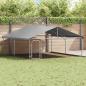 Preview: Outdoor-Hundezwinger mit Dach 300x300x150 cm