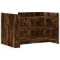 Preview: Couchtisch Räuchereiche 80x50x50 cm Holzwerkstoff