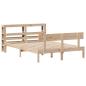 Preview: Massivholzbett ohne Matratze 120x190 cm Kiefernholz