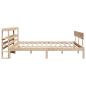 Preview: Massivholzbett ohne Matratze 120x190 cm Kiefernholz