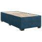 Preview: Bettgestell Blau 80x200 cm Samt