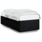 Preview: Bettgestell ohne Matratze Schwarz 80x200 cm Stoff
