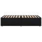Preview: Bettgestell ohne Matratze Schwarz 80x200 cm Stoff