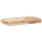 Preview: Schweberegale 4 Stk. 60x20x4 cm Massivholz Akazie Unbehandelt