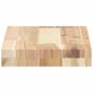 Preview: Schweberegale 3 Stk. 40x20x4 cm Massivholz Akazie Unbehandelt