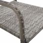Preview: Garten-Essst?hle 2 Stk. Stapelbar Grau Polyrattan