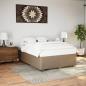 Preview: ARDEBO.de - Bettgestell Cappuccino-Braun 160x200 cm Kunstleder