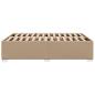 Preview: Bettgestell Cappuccino-Braun 160x200 cm Kunstleder