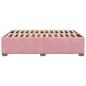 Preview: Bettgestell Rosa 140x200 cm Samt