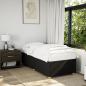 Preview: ARDEBO.de - Bettgestell ohne Matratze Schwarz 90x190 cm Stoff
