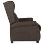 Preview: Relaxsessel Dunkelbraun Stoff