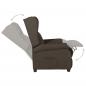 Preview: Relaxsessel Dunkelbraun Stoff