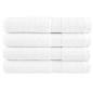 Preview: ARDEBO.de - Premium Handtücher SOLUND 4 Stk. Weiß 100x200 cm 600 g/m²