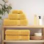 Preview: Premium Handtücher SOLUND 2 Stk. Gold 100x200 cm 600 g/m²