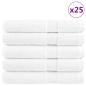 Preview: ARDEBO.de - Premium Handtücher SOLUND 50 Stk. Weiß 100x200 cm 600 g/m²