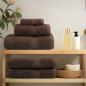 Preview: Premium Handtücher SOLUND 10 Stk. Braun 100x200 cm 600 g/m²