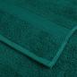 Preview: Premium-Saunatücher SOLUND 10 Stk. Grün 80x200 cm 600 g/m²