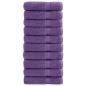 Preview: ARDEBO.de - Premium Badetücher SOLUND 10 Stk. Lila 100x150 cm 600 g/m²