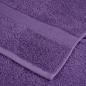 Preview: Premium Badetücher SOLUND 10 Stk. Lila 100x150 cm 600 g/m²