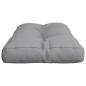 Preview: Palettenkissen Grau 70x40x12 cm Stoff