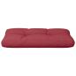 Preview: Palettenkissen Weinrot 80x40x12 cm Stoff