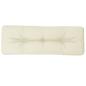 Preview: Palettenkissen Creme 120x40x12 cm Stoff