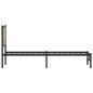 Preview: Metallbett ohne Matratze Sonoma-Eiche 90x200 cm