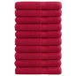 Preview: ARDEBO.de - Premium-Saunatücher SOLUND 10 Stk. Rot 80x200 cm 600 g/m²