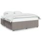 Preview: Bettgestell ohne Matratze Taupe 180x200 cm Stoff