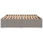 Preview: Bettgestell ohne Matratze Taupe 180x200 cm Stoff