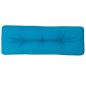 Preview: Palettenkissen Hellblau 120x40x12 cm Stoff
