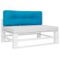 Preview: Palettenkissen Hellblau 120x40x12 cm Stoff