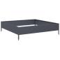 Preview: Hochbeet Anthrazit 100x100x26 cm Stahl