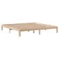 Preview: Bettgestell mit Kopfteil ohne Matratze 200x200 cm