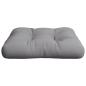 Preview: Palettenkissen Grau 50x50x12 cm Stoff