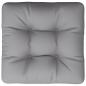 Preview: Palettenkissen Grau 50x50x12 cm Stoff